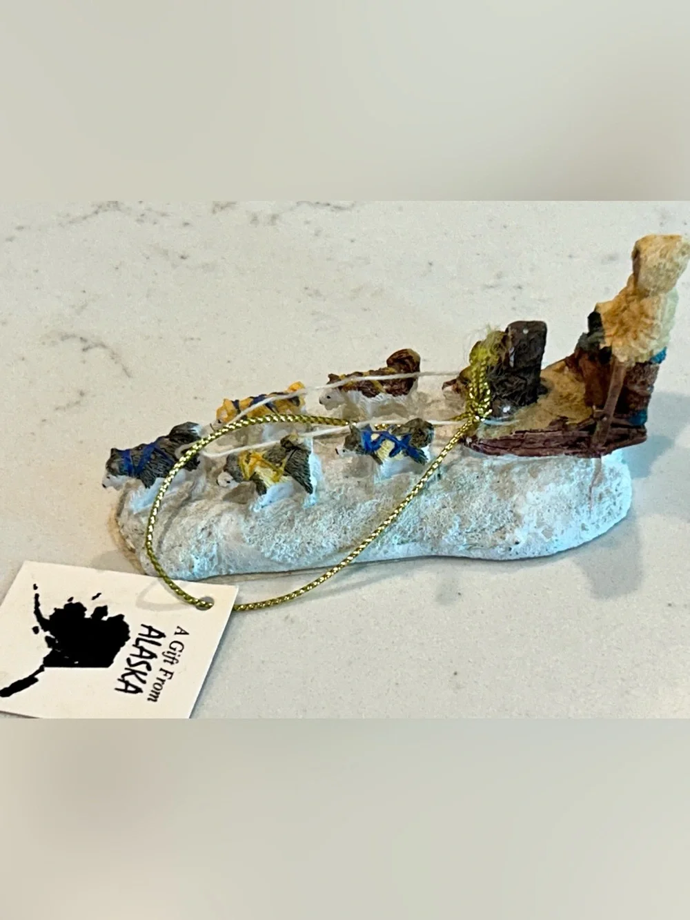 Vintage Alaska Dog Sled Ornament